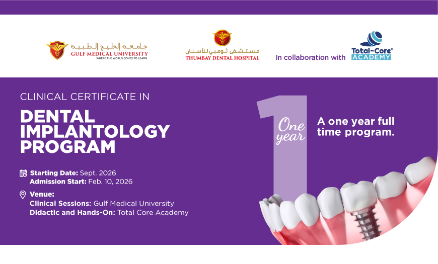 CLINICAL CERTIFICATE IN  DENTAL IMPLANTOLOGY PROGRAM 2026
