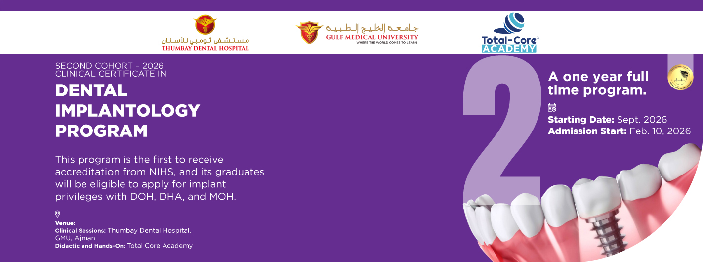 CLINICAL CERTIFICATE IN  DENTAL IMPLANTOLOGY PROGRAM 2026