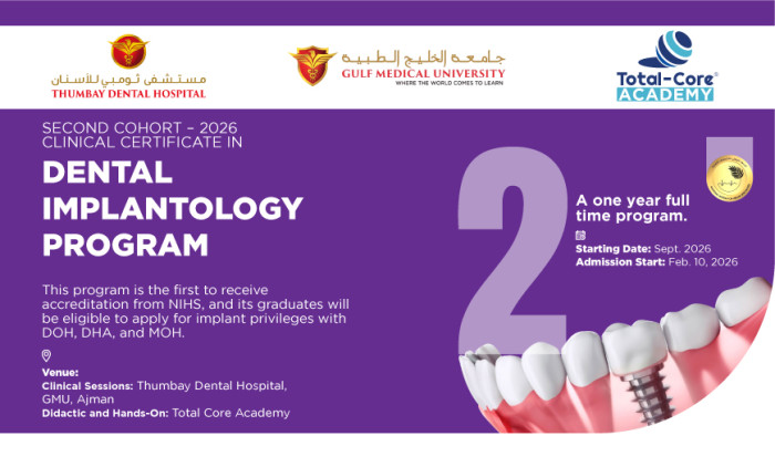 CLINICAL CERTIFICATE IN  DENTAL IMPLANTOLOGY PROGRAM 2026