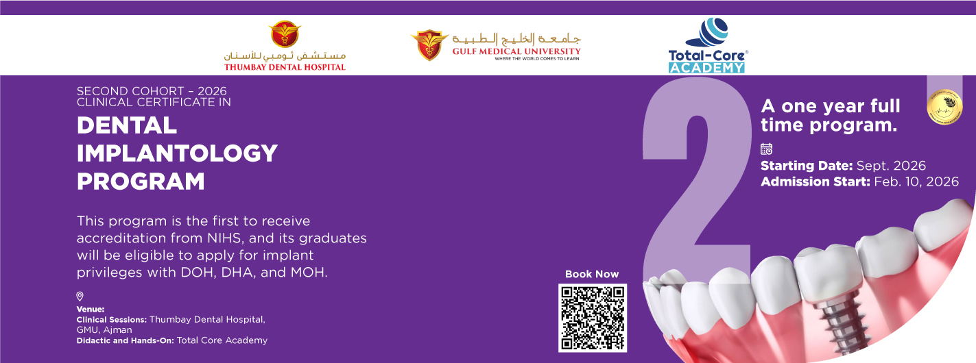 CLINICAL CERTIFICATE IN  DENTAL IMPLANTOLOGY PROGRAM 2026